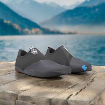 Vsufim Quick-Dry Water Sports Barefoot Shoes Aqua Socks for Swim Beach Pool Surf Yoga for Women Men ...