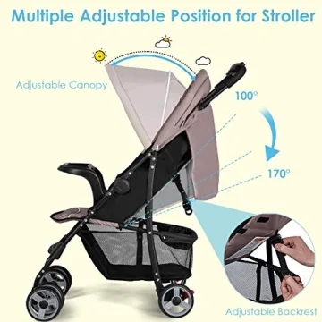 Baby Joy Lightweight Compact Stroller for Travel