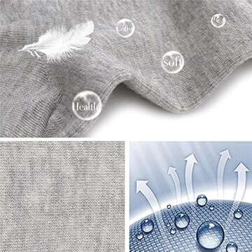 CHARMKING Women’s 8 Pairs Ankle Socks Cotton Non Slip