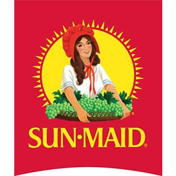 Sun-Maid California Sun-Dried Raisins - 13 oz Resealable Canister - Dried Fruit Snack for Lunches, Snacks, and Natural Sweeteners