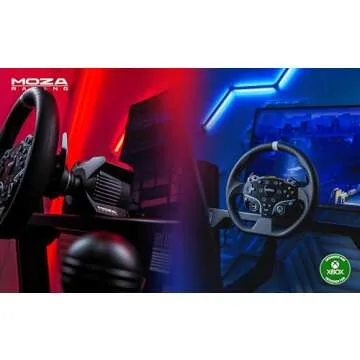MOZA R3 Steering Wheel and Pedals Bundle for Xbox(official Licensed) & PC: 3.9Nm Direct Drive WheelBase, 11-inch Racing Wheel, Pedals and Desk Clamp All-in-One Gaming Racing Simulator