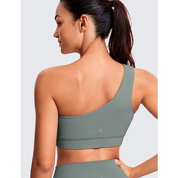CRZ Yoga One Shoulder Sports Bra for Stylish Comfort