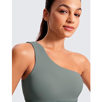 CRZ Yoga One Shoulder Sports Bra for Stylish Comfort