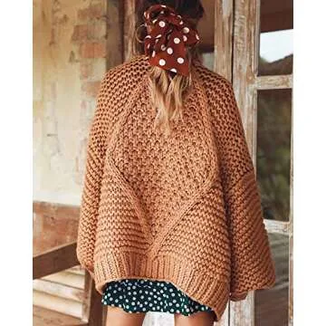 Cicy Bell Women's Chunky Knit Cardigan for All Day Comfort