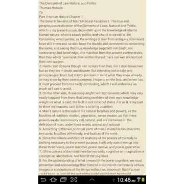 The Elements of Law Natural and Politic