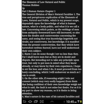 The Elements of Law Natural and Politic