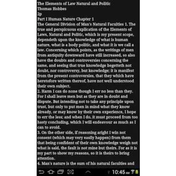 The Elements of Law Natural and Politic