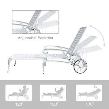 Villeston Chaise Lounges Set for Outdoor Relaxation