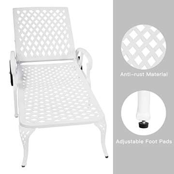 Villeston Chaise Lounges Set for Outdoor Relaxation