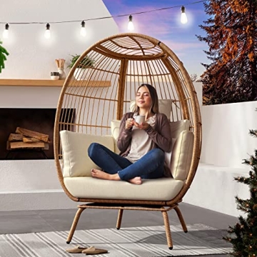 Comfortable YITAHOME Egg Chair for Indoor and Outdoor Use