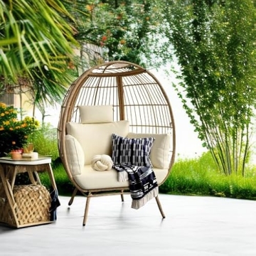 Comfortable YITAHOME Egg Chair for Indoor and Outdoor Use