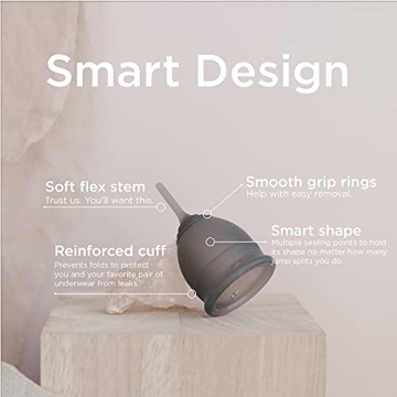 Saalt Soft Menstrual Cup - Sensitive Reusable Period Cup