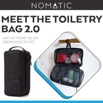 NOMATIC Toiletry Bag for Travel - Great for Travel Size Toiletries - Travel Essentials Wash Bag - Tr...