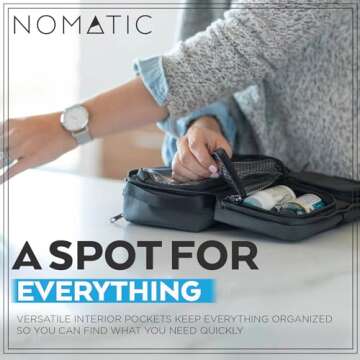 NOMATIC Toiletry Bag - Compact and Stylish Travel Essentials