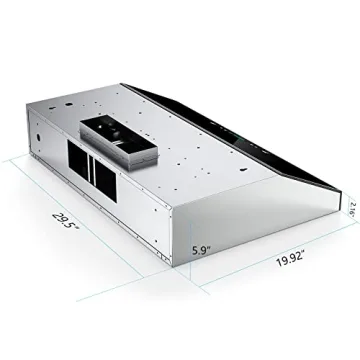 IKTCH 30" Under Cabinet Range Hood with Gesture Control