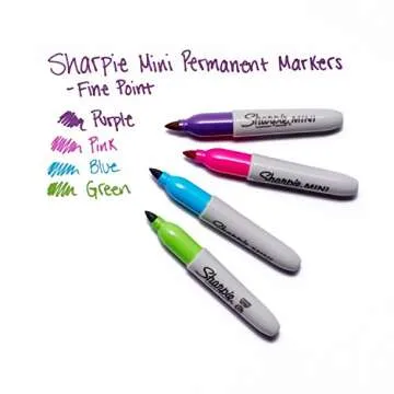 SHARPIE Mini Permanent Markers | Vibrant Colors & Compact Design