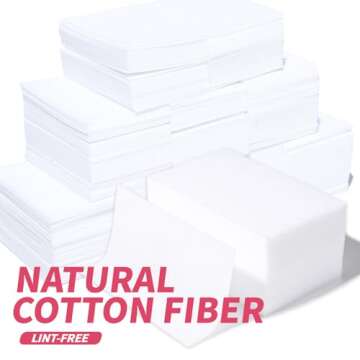 FANDAMEI Nail Polish Gel Remover Tools Kit with Nail Clips, 100ml Nail Polish Remover Bottle, 500 Nail Remover Cotton Pad, Nail Brush, Cuticle Pusher/Peeler, 100/180 Nail File,Buffer Block