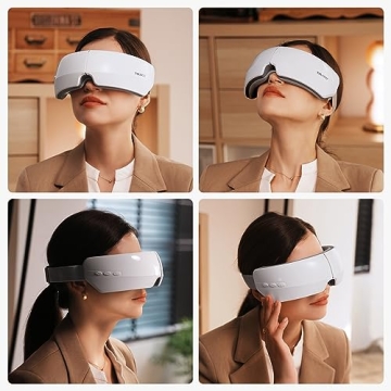 TOLOCO Eye Massager with Heat and Bluetooth Music
