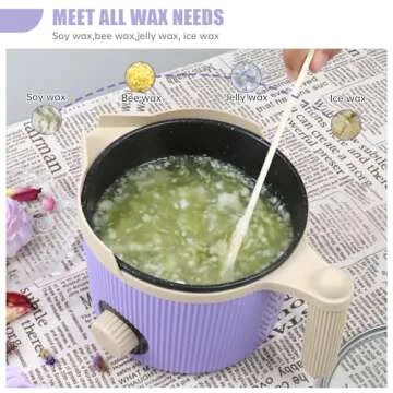 TOAUTO 3Lbs Handheld Wax Melting Pot for DIY Crafts