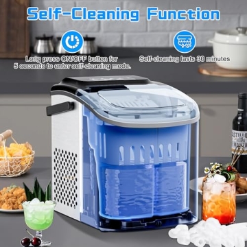 Countertop Ice Maker 26lbs Daily Output for Home & RV