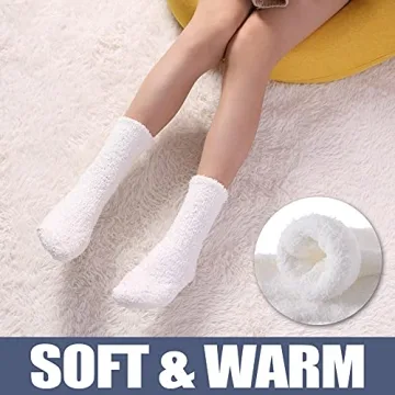 CHOWISH Women's Cozy Fuzzy Socks for Winter Warmth