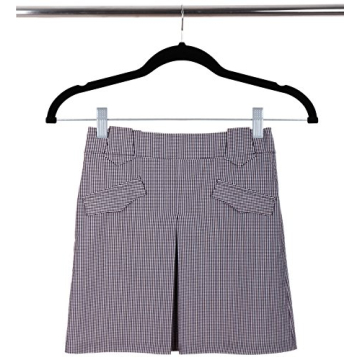 Zoyer Velvet Skirt Hangers - 12 Pack Non Slip & Space Saving