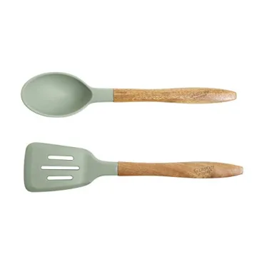 Gibson Home Mint Green Ceramic Cookware Set 7-Piece