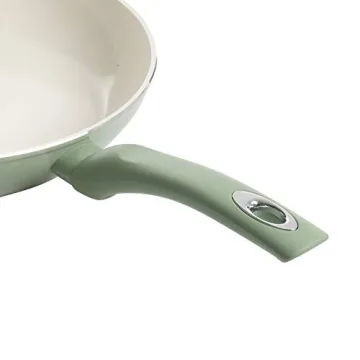Gibson Home Mint Green Ceramic Cookware Set 7-Piece
