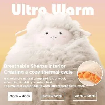 Bedsure Blanket Hoodie - Warm Sherpa Wearable for Any Age