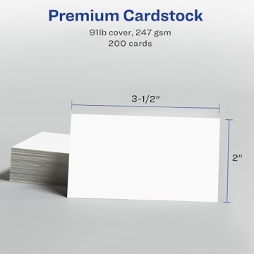 Avery Clean Edge Business Cards with Sure Feed Technology 200 Pack