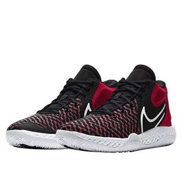 Nike Men's KD Trey 5 VIII Basketball Shoes, Black/University Red/White, 13