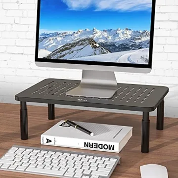 WALI Adjustable Monitor Stand for Desk Use