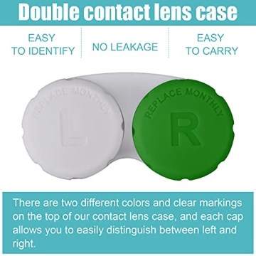 Colorful 12PCS Contact Lens Case for Easy Travel and Care