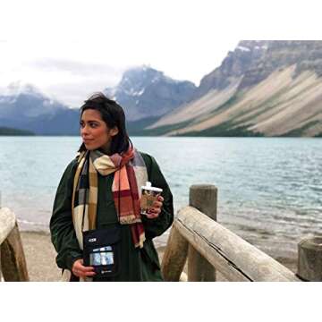 Lewark Neck Travel Wallet Pouch with RFID Blocking Passport Holder