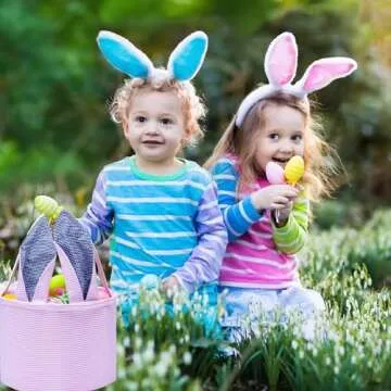 Adorable Bunny Easter Basket for Celebrating Kids' Joy