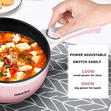 Dezin Portable Electric Hot Pot for Easy Cooking Anywhere