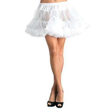 Leg Avenue Layered Short Petticoat for Costumes