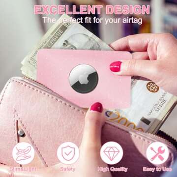 Airtag Wallet Holder Card Insert - Stylish & Secure