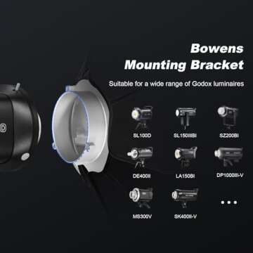 Godox SB-UE Octagon Softbox 47"/120cm Umbrella Softbox Reflector with Honeycomb Grid for Speedlight Flash (Bowens Mount)