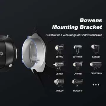 Godox SB-UE Octagon Softbox 47"/120cm Umbrella Softbox Reflector with Honeycomb Grid for Speedlight Flash (Bowens Mount)