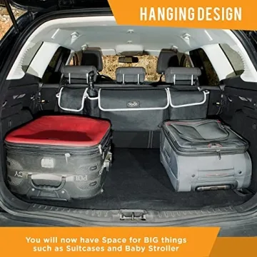 YoGi Prime Waterproof Car Trunk Organizer with 4 Pockets