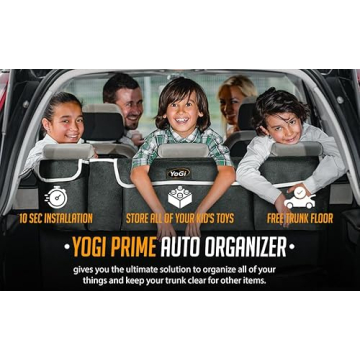 YoGi Prime Waterproof Car Trunk Organizer with 4 Pockets