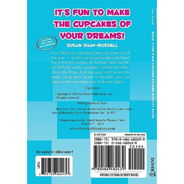 Cupcake Sticker Activity Book for Creative Kids