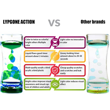 LYPGONE Liquid Motion Bubblers Pack of 3 Sensory Toys