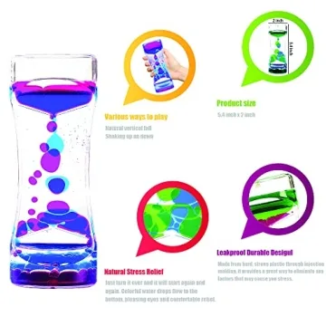 LYPGONE Liquid Motion Bubblers Pack of 3 Sensory Toys