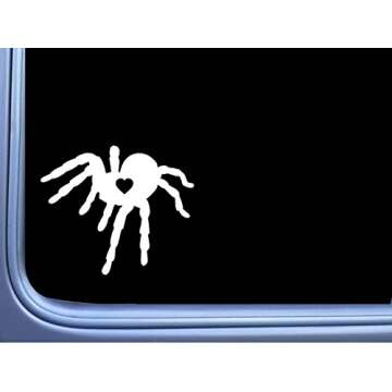 EZ-STIK Tarantula Lil Heart M232 6 inch Sticker Spider Decal Arachnid