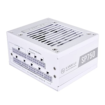 LIAN LI SP 750W 80+ Gold, White Color, Performance SFX Form Factor Power Supply - SP750 White