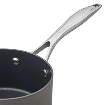 Stone & Beam 1-Quart Non-Stick Sauce Pan with Glass Lid