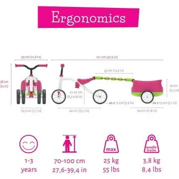 Chillafish Quadie+Trailie 4-Wheeler Ride-On for Kids