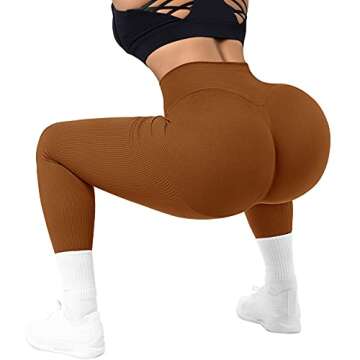 DOULAFASS Women Camo Leggings Scrunch Butt High Waisted Seamless Workout Compression Yoga Pants